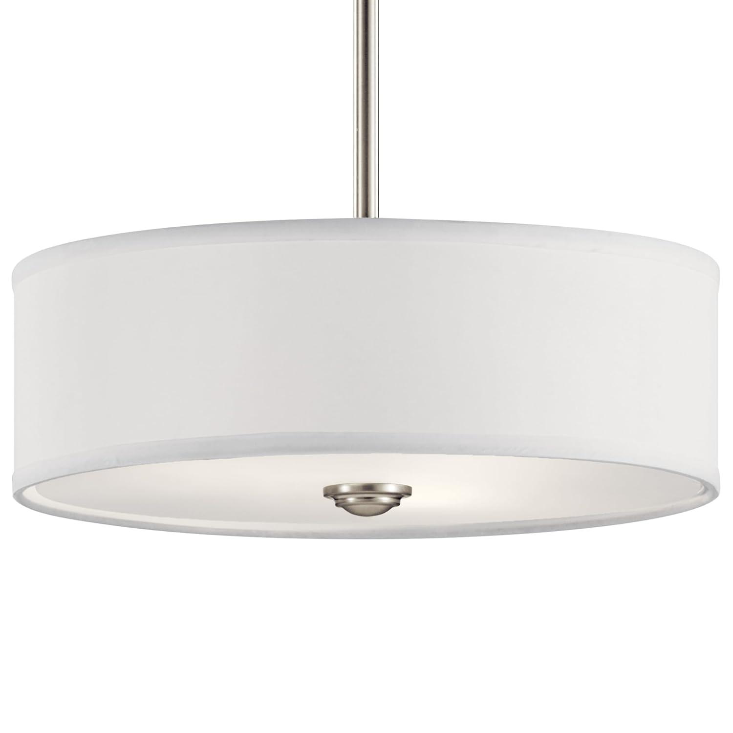 Kichler Lighting Shailene 3 - Light Semi-Flush Mount in  Brushed Nickel