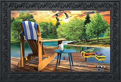 Lakeside Escape Summer Doormat Indoor Outdoor 30" x 18" Briarwood Lane