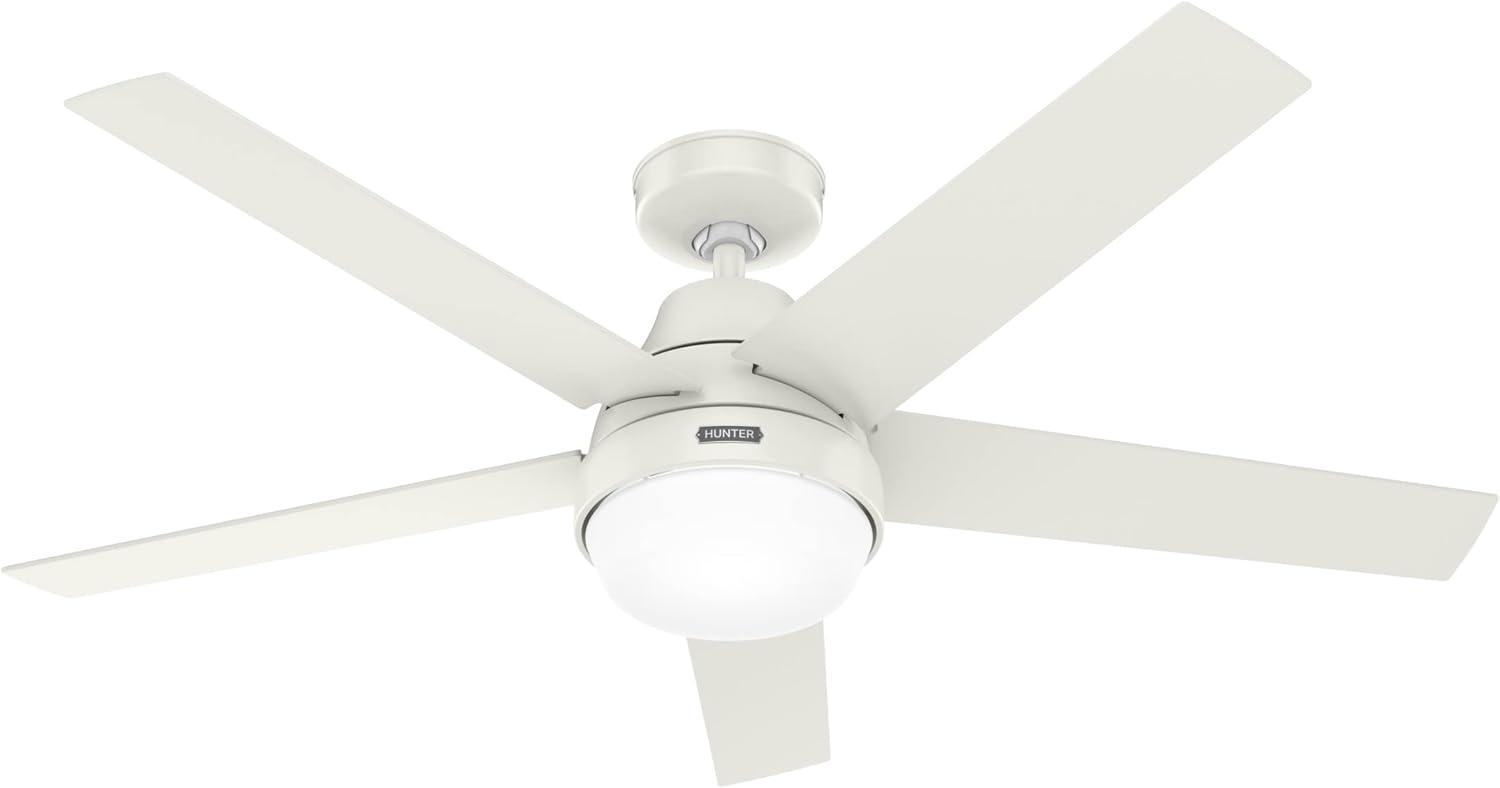 52" Aerodyne 5 - Blade Smart Standard Ceiling Fan with Lights and Remote