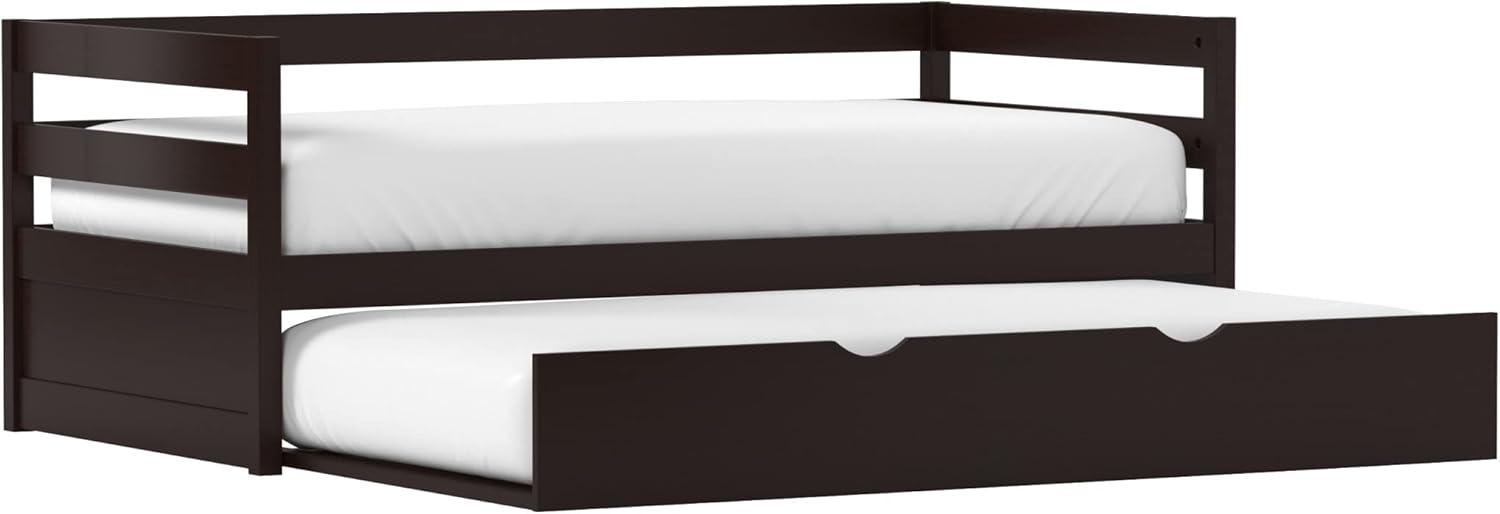 Twin Kids' Caspian Daybed with Trundle Chocolate - Hillsdale Furniture