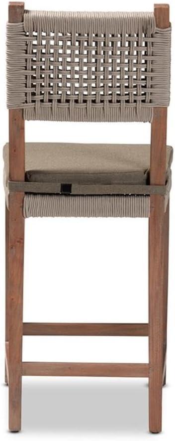 Bayou Breeze Datavia Solid Wood Counter Stool