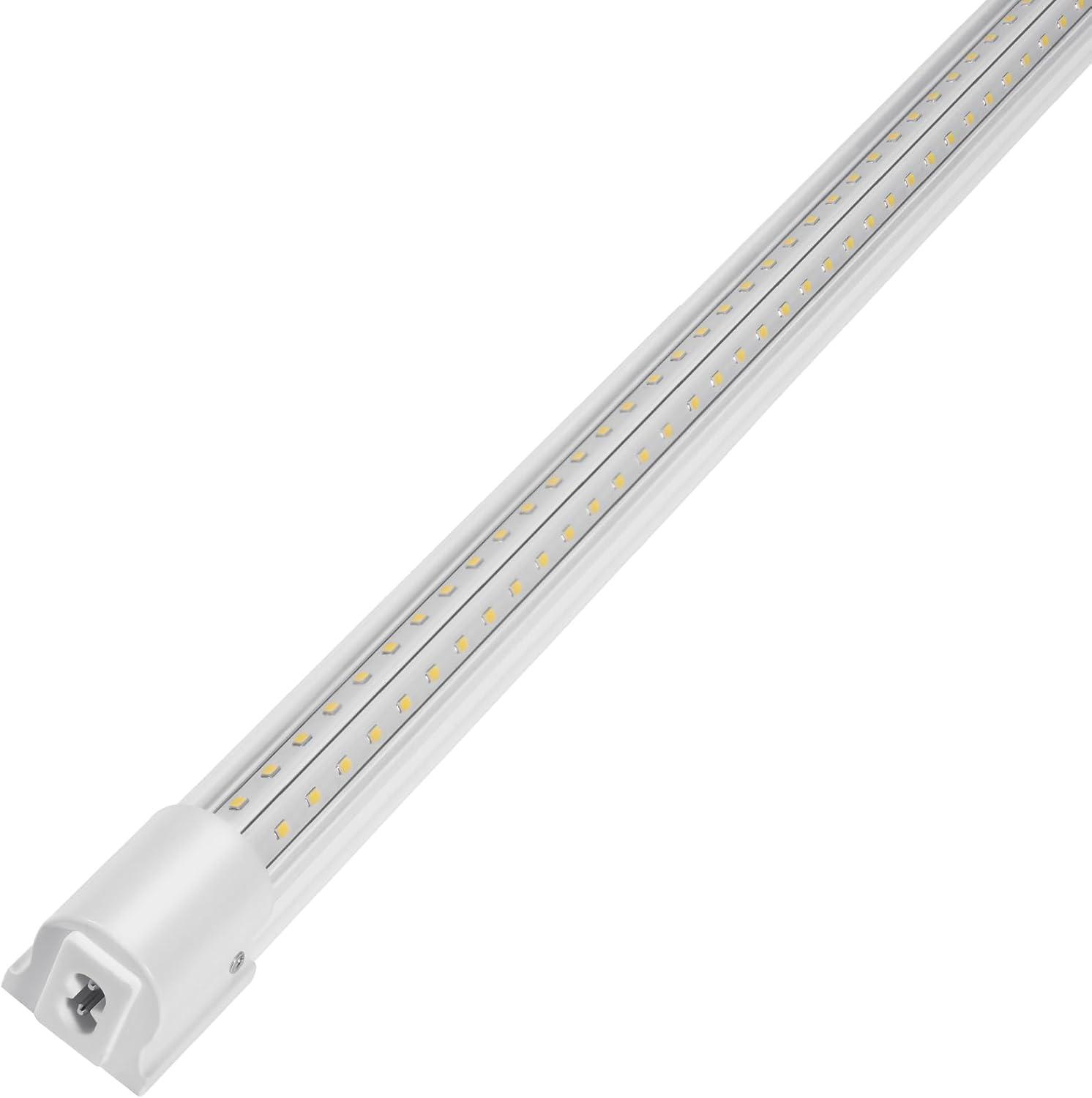 White 4-Foot LED Linkable Shop Light Pack