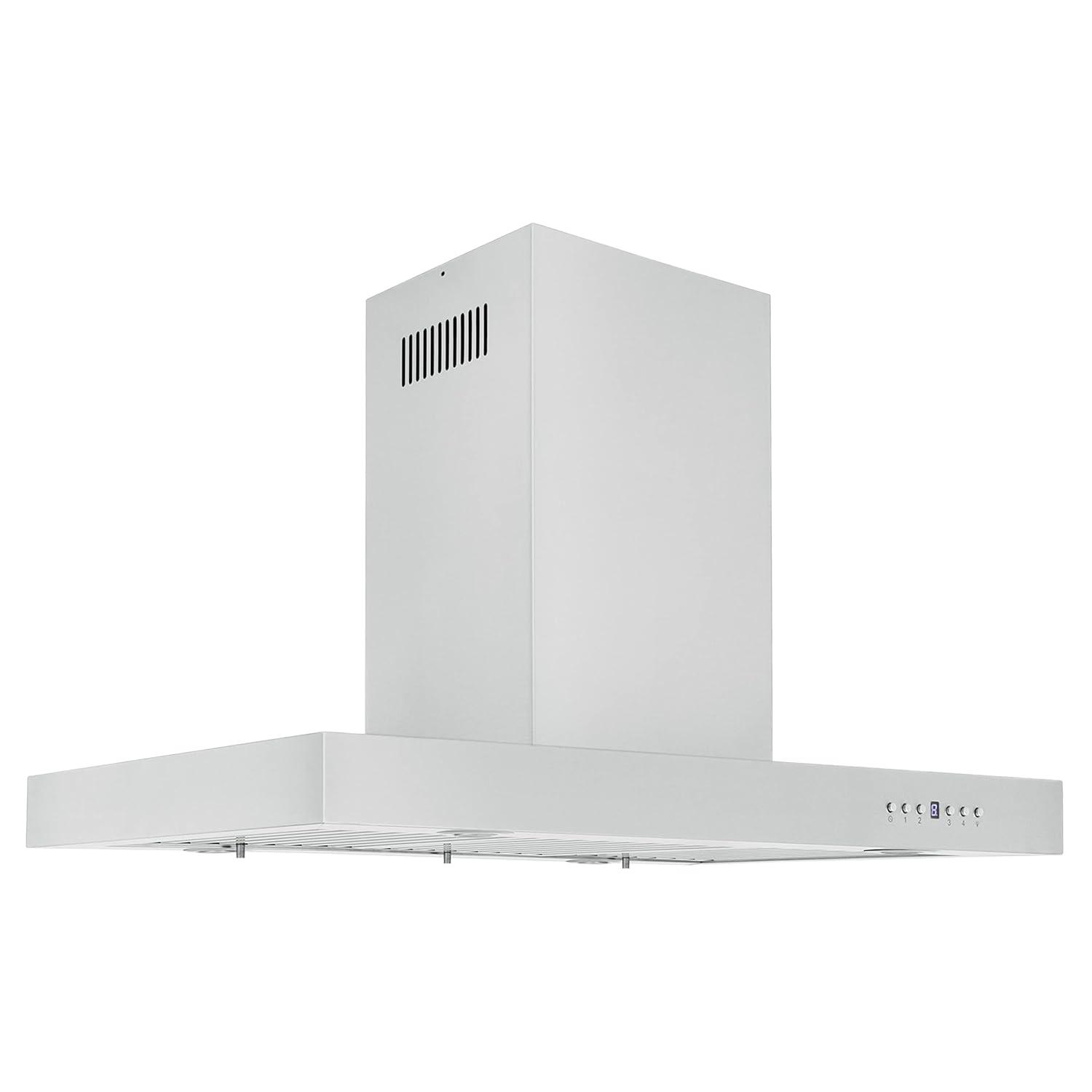 ZLINE ZLINE 36 in. Convertible Vent Isl& Mount Range Hood in Stainless Steel (KE2i-36)