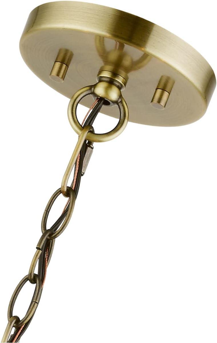 Livex Lighting Huntington 5 - Light Pendant in  Antique Brass