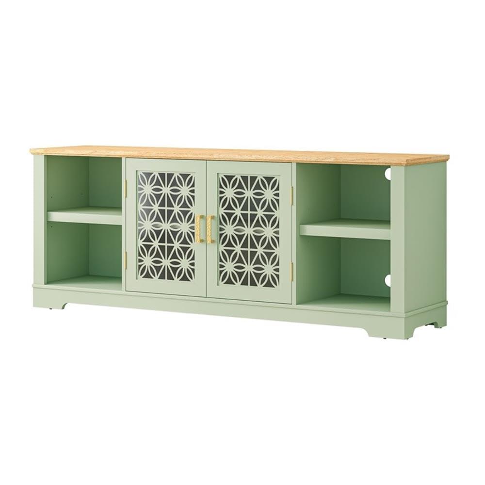 Decorative TV Stand for TVs up to 70" Green - Festivo