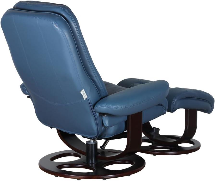 Barcalounger Jacque Swivel Pedestal Recliner w/Ottoman