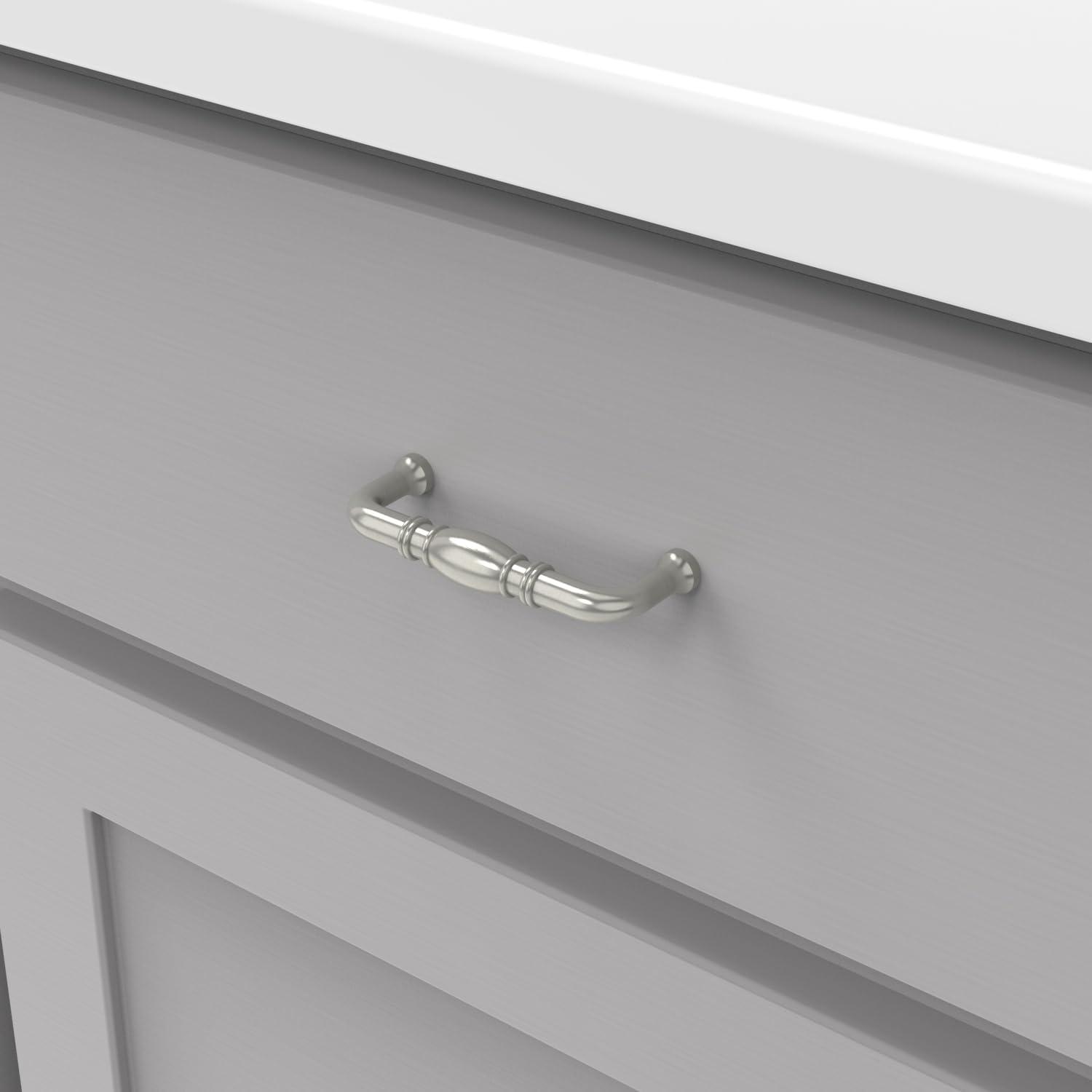Williamsburg Kitchen Cabinet Handles, Solid Core Drawer Pulls for Cabinet Doors