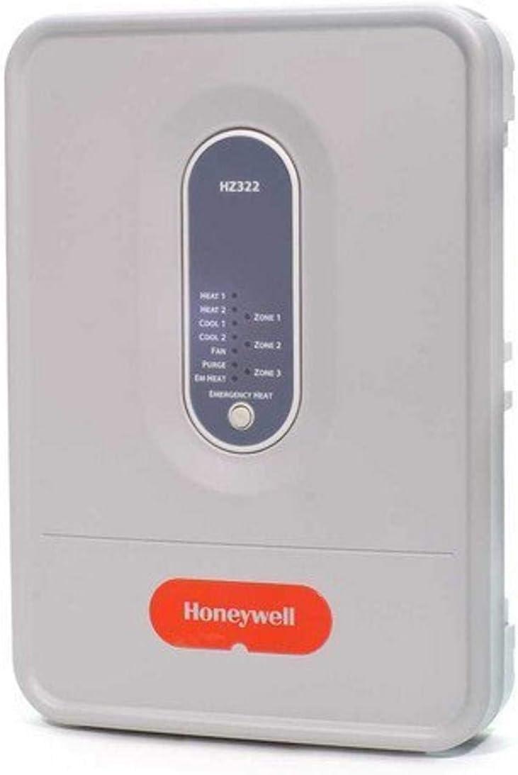 Gray Programmable Digital 3-Zone Heat Pump Control Panel