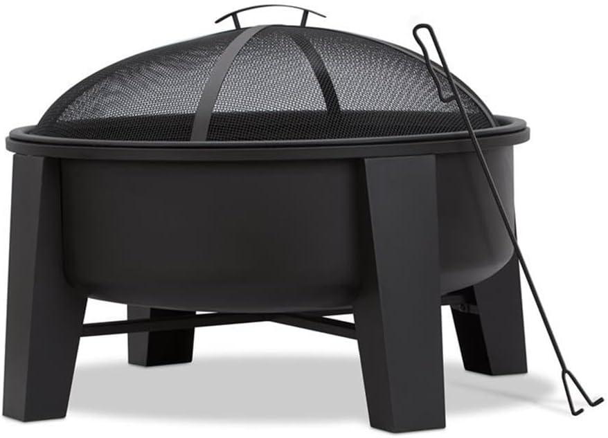 Forsyth Wood Burning Fire Pit By Real Flame