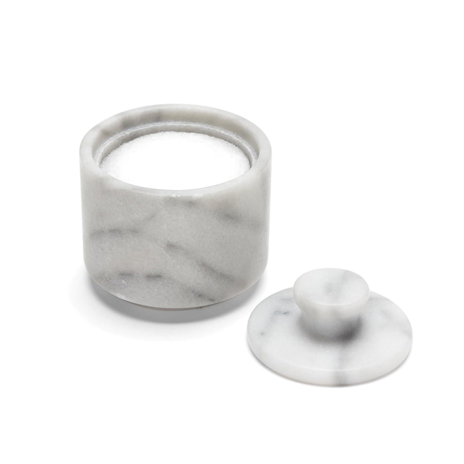 Fox Run Brands Fox Run Brands Marble Salt Cellar, White