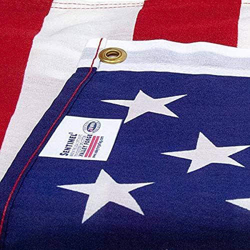 3ft x 5ft USA Printed Polyester Cotton Flag Made by Valley Forge