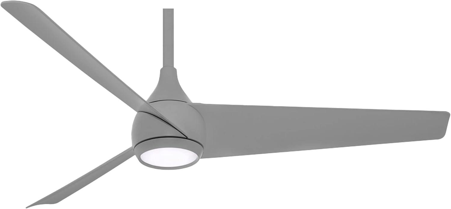 Minka Aire 52'' 3 - Blade LED Smart Standard Ceiling Fan with Remote Control and Light Kit Included