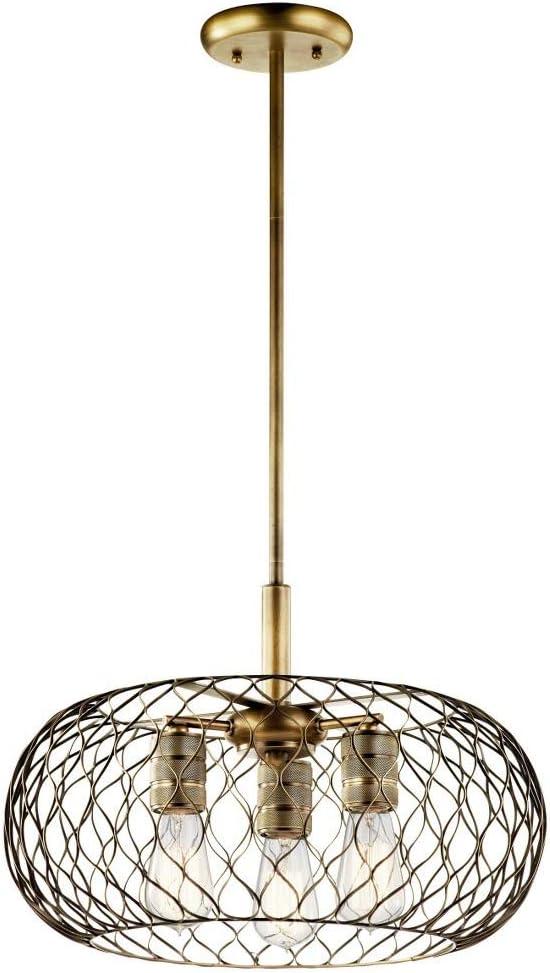 Kichler Lighting Devin 3 - Light Pendant in  Natural Brass