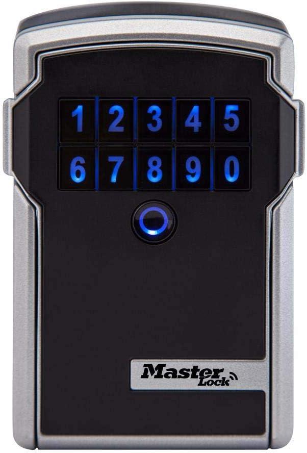 Master Lock Black Steel Bluetooth Wall-Mount Lock Box