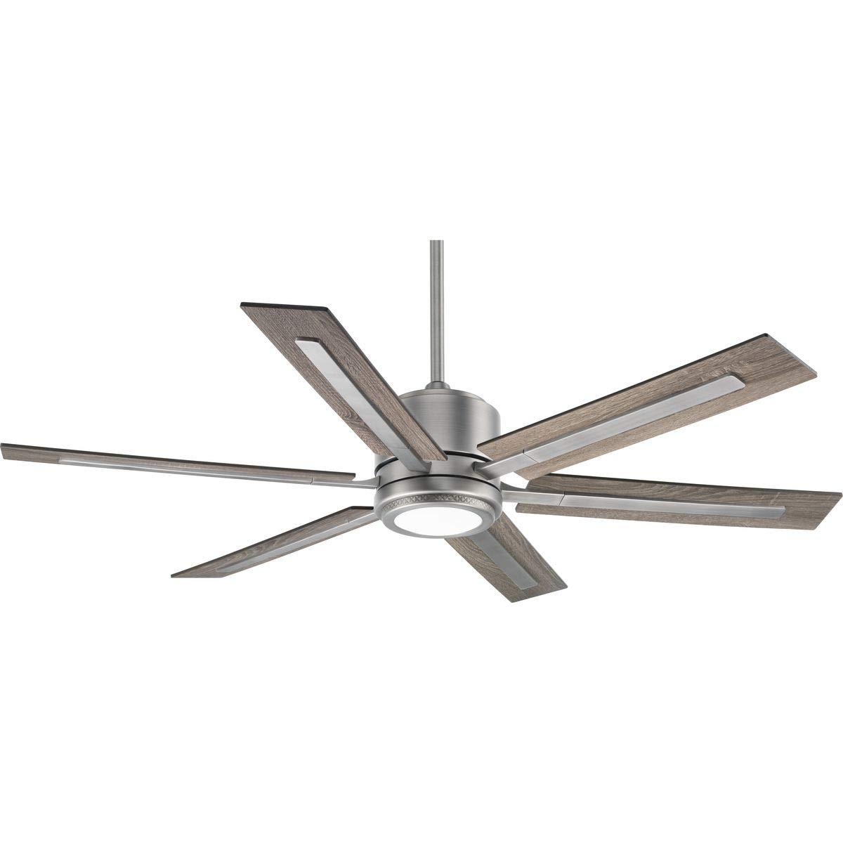 P2586-8130K-Progress Lighting-Glandon - Wide - Ceiling Fan - 1 Light - Handheld Remote in Transitional style - 60 Inches wide by 17.13 Inches