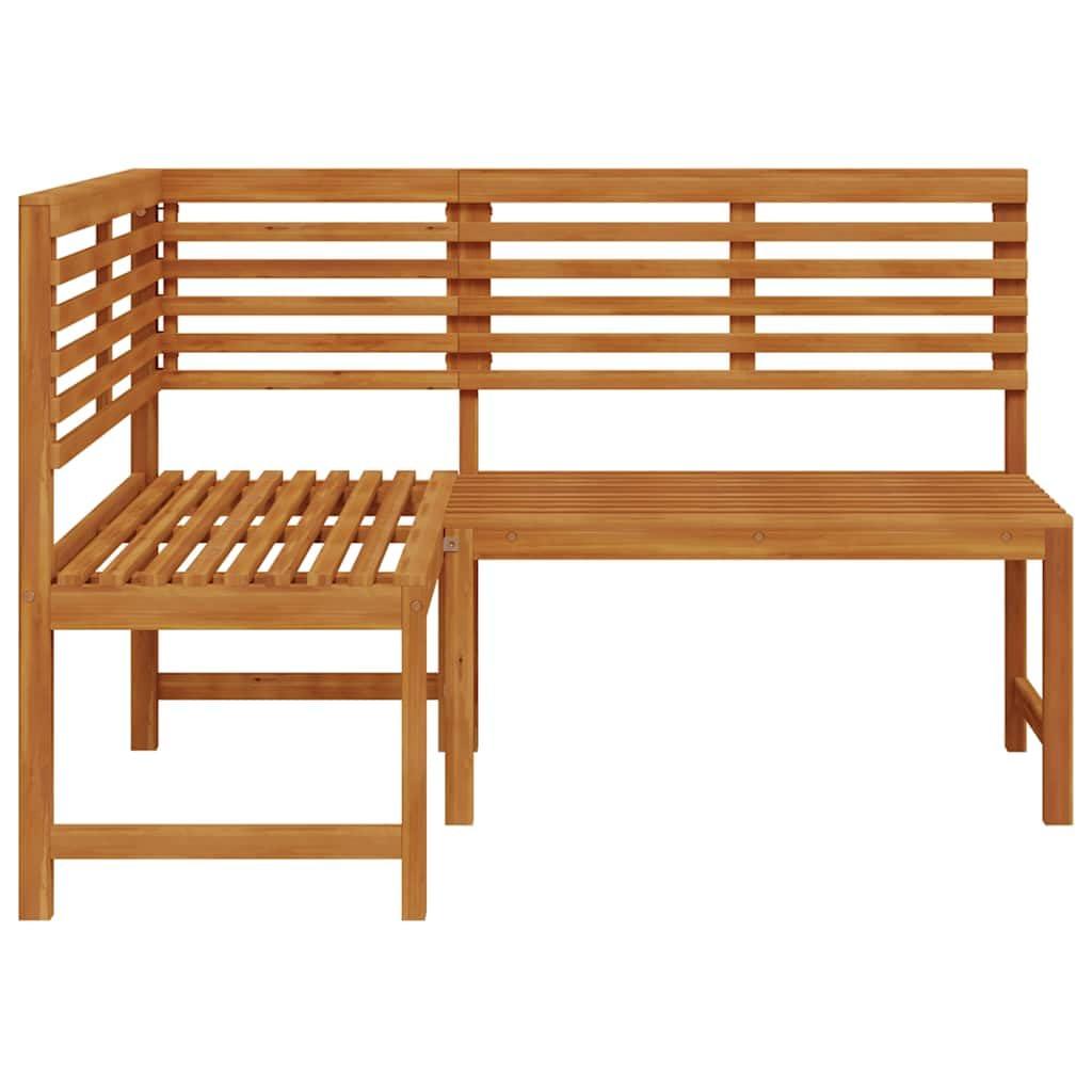 vidaXL Patio Corner Bench 55.1Inch Solid Acacia Wood