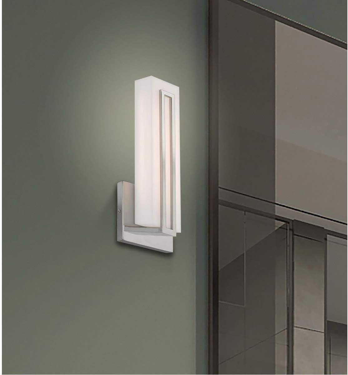 Livex Lighting 10190 Fulton 1 Light 12" Tall Integrated Led Bathroom Sconce - Chrome