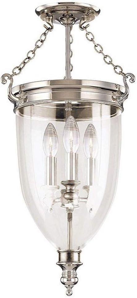 Hanover Glass Semi Flush Mount