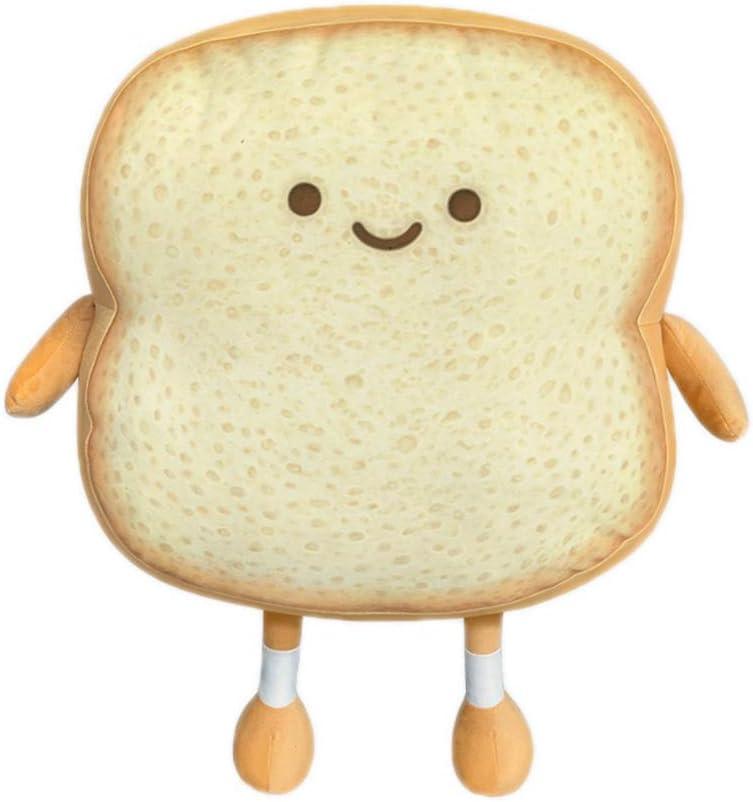 Small Golden Toast Bread Plush Pillow