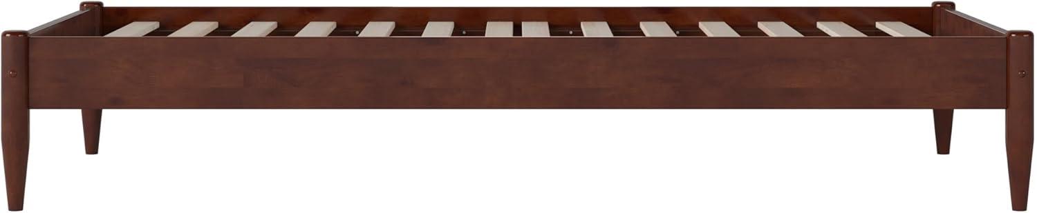 AFI Pasadena 14" Walnut Solid Wood Platform Bed, Twin XL