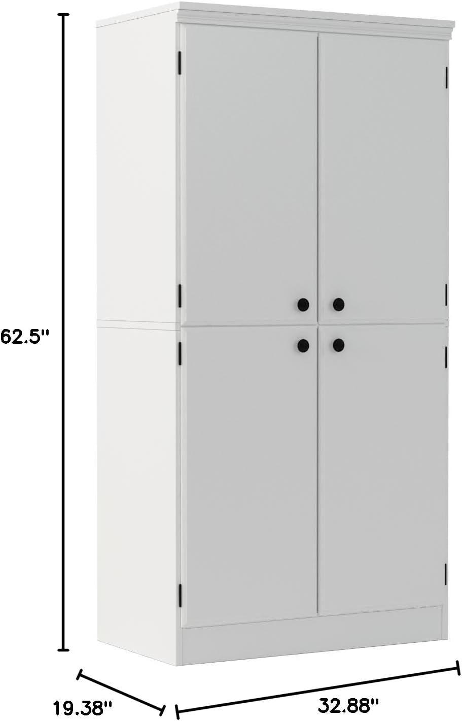 South Shore Morgan 4-Door Storage Cabinet, Multiple Finishes