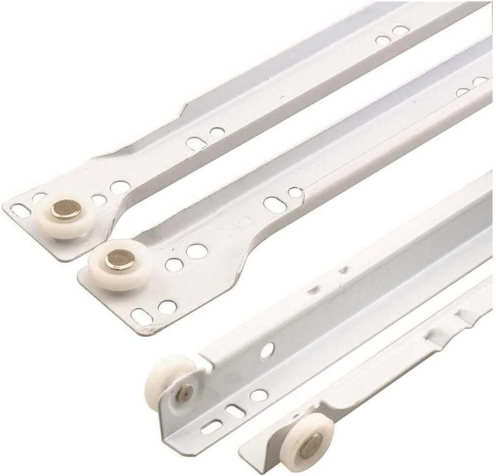 Prime-Line Bottom Mount RV and Mobile Home Drawer Slides, White (1 Set)