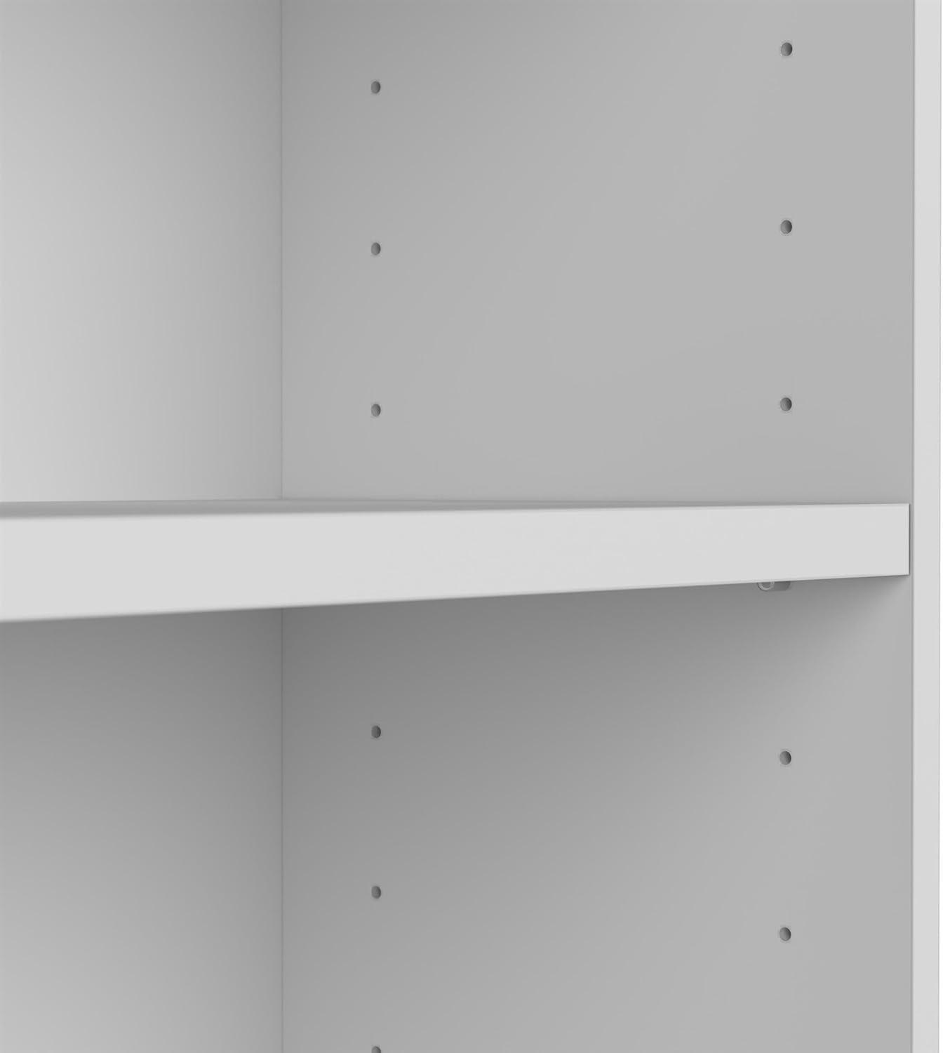 Universal 6 Cube Organizer Storage Shelf in White - Engineered Wood