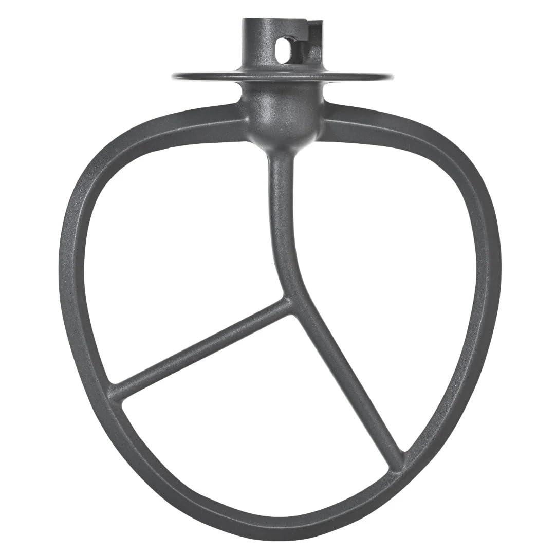 Beautiful 5.3 Qt Stand Mixer, White Icing with Flat Beater, Dough Hook, Balloon Whisk