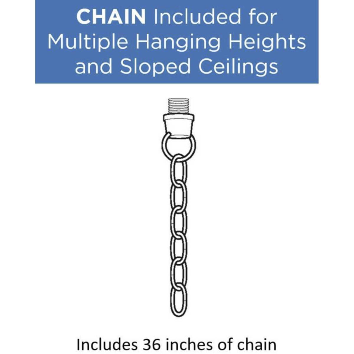 Progress Lighting Gather 5-Light Chandelier, Brushed Nickel, White Etched Glass Shade