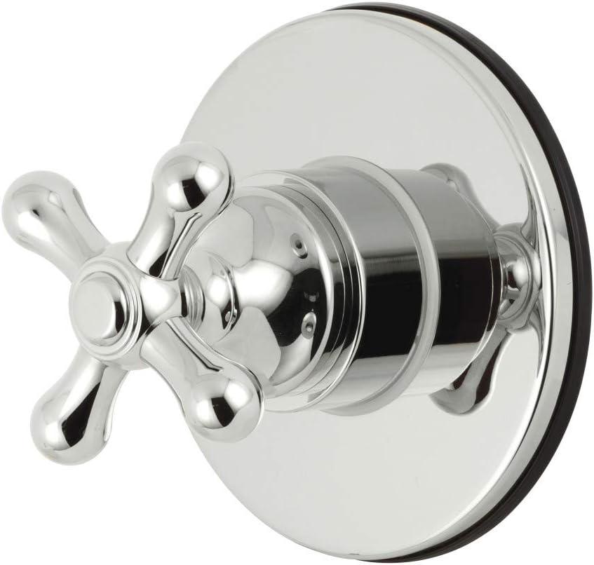 Kingston Brass Single-Handle Wall Mount Three-Way Diverter Valve with Trim Kit