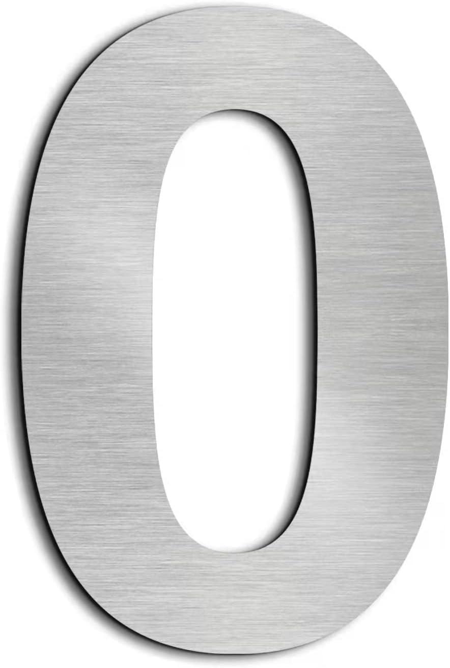 ModernStainlessHardware 6'' H Stainless Steel House Number