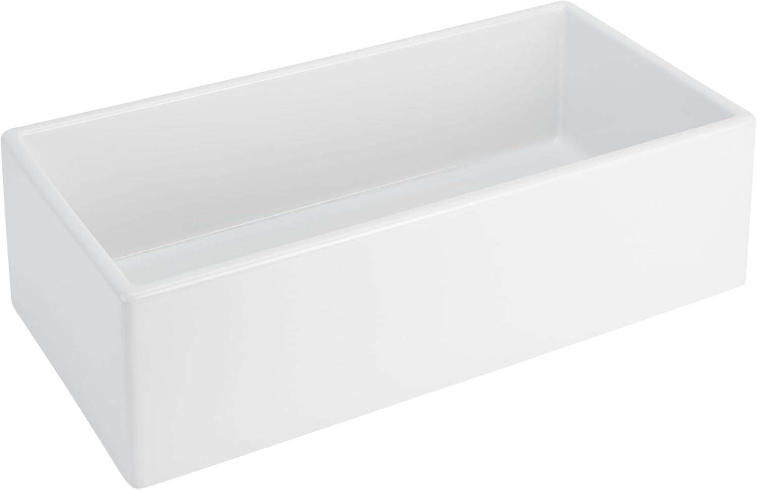 Rowena 36" Farmhouse Single Basin Fireclay Kitchen Sink