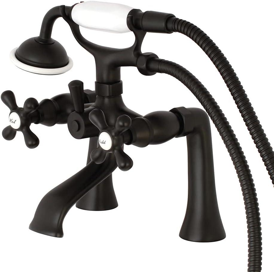 Oil Rubbed Bronze Clawfoot Tub Faucet with Hand Shower