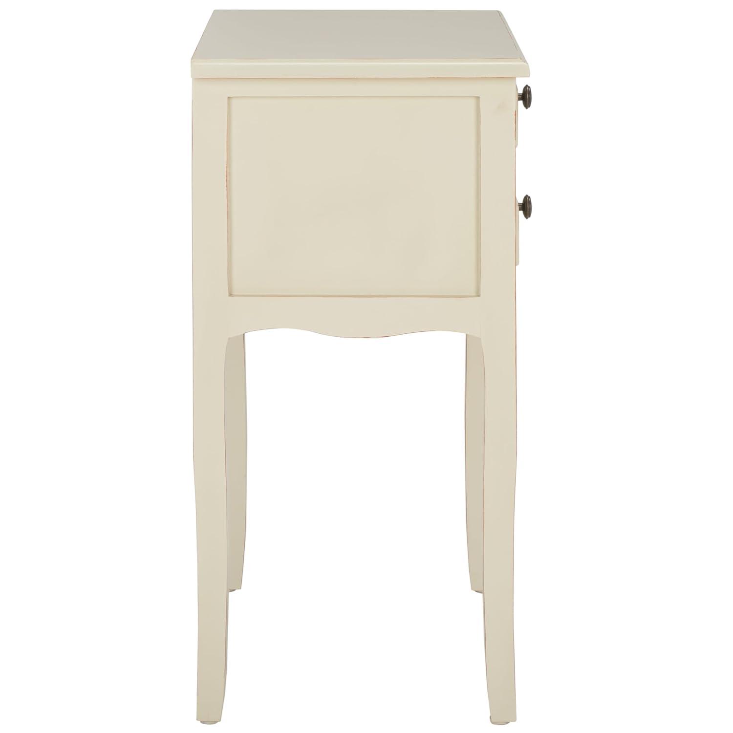 Lori End Table With Storage Drawers - AMH6576E - Barley - Safavieh Couture