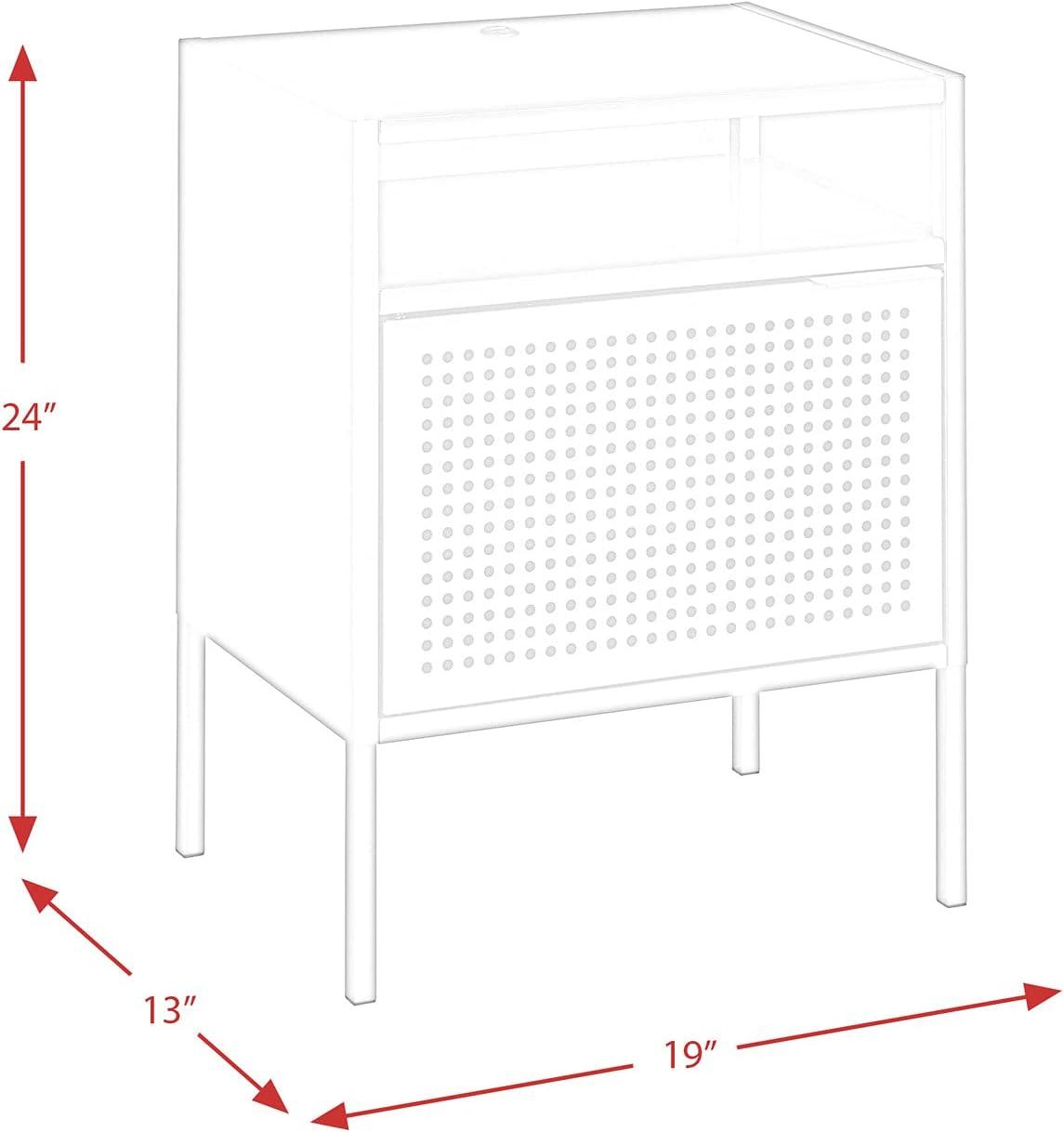 Zander Metal Nightstand