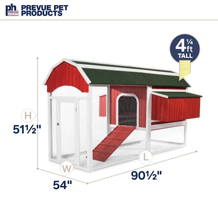 Prevue Pet Products 467 Large Barn Chicken Coop