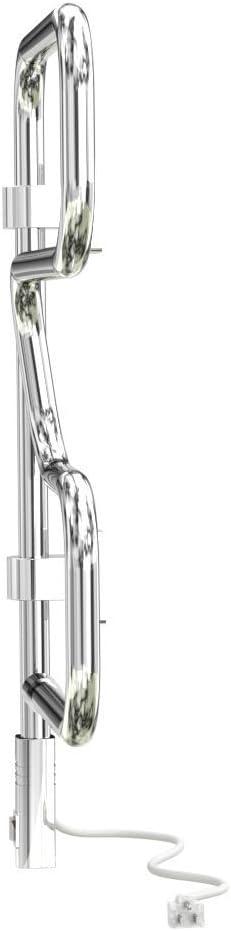 WarmlyYours TW-E4PCP Elements Towel Warmer, Polished Chrome, Plug-in, 4 Bars