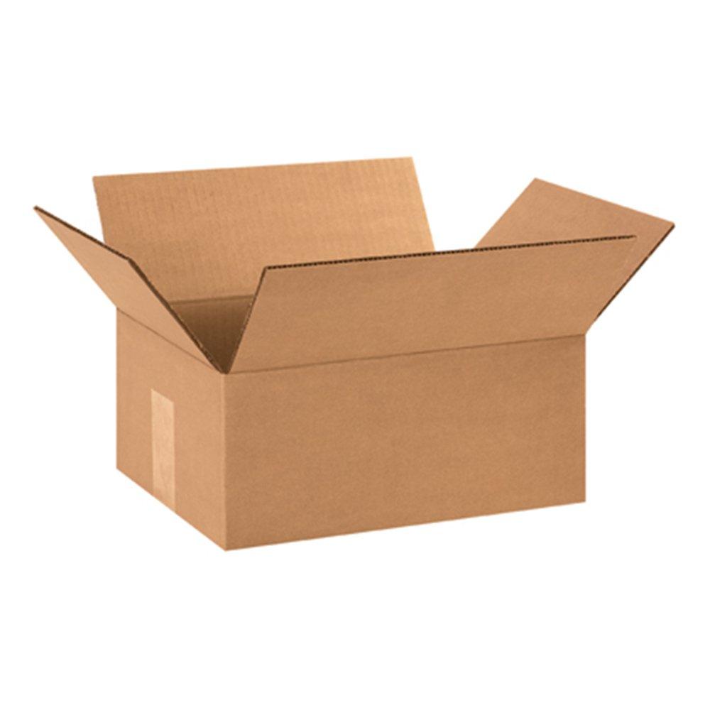 The Packaging Wholesalers Corrugated Boxes 12" x 9" x 5" Kraft 25/Bundle BS120905