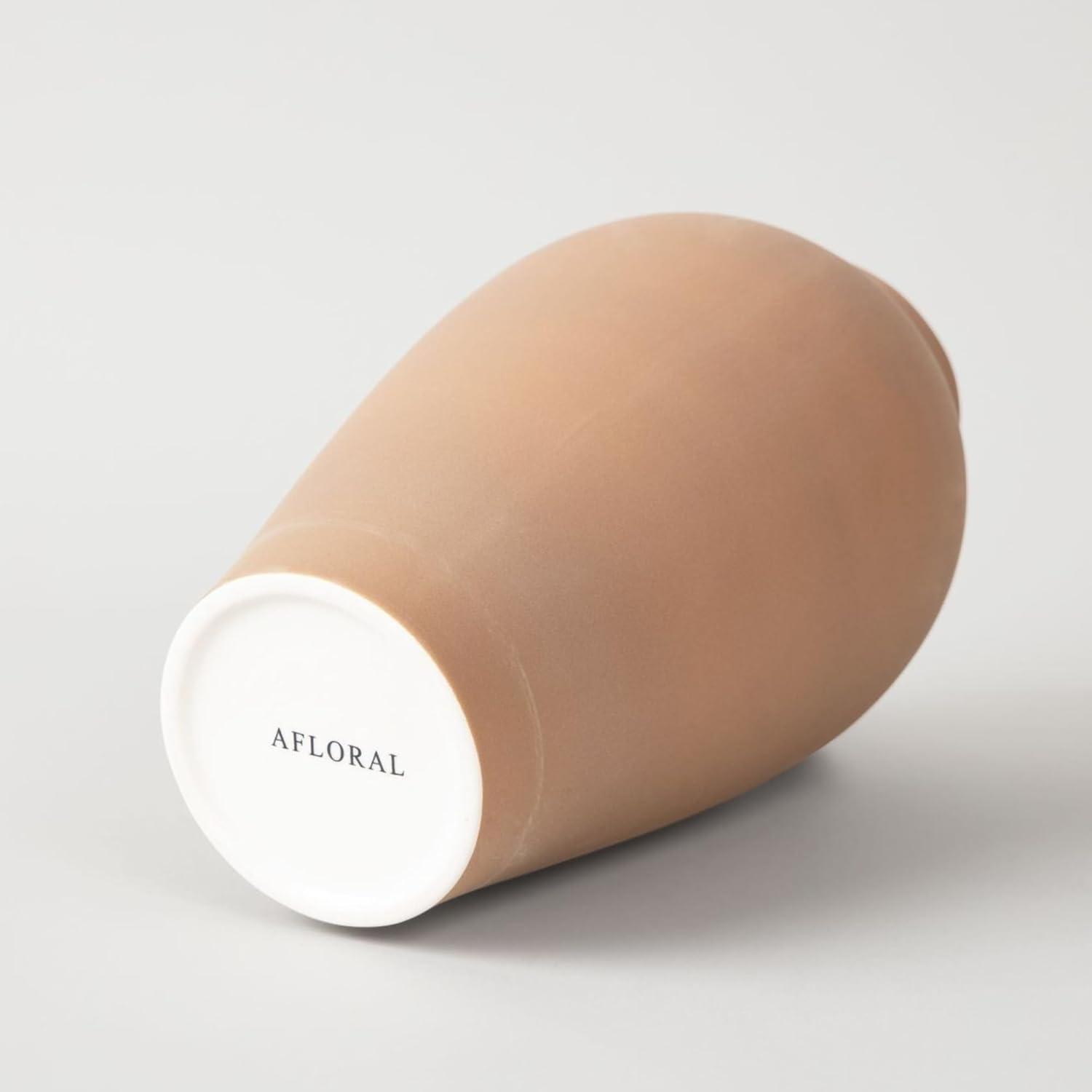 Afloral Terracotta Medium Ceramic Vase - 14"