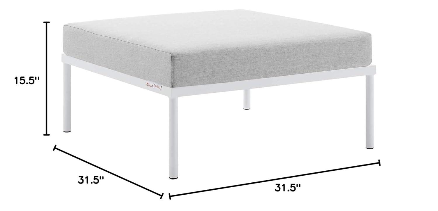 Harmony Sunbrella Outdoor Patio Aluminum Ottoman by Modway