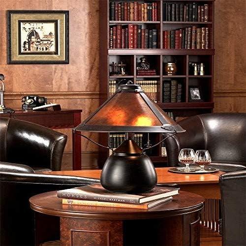 Cal Lighting 40W X 2 Mica Table Lamp - Rust