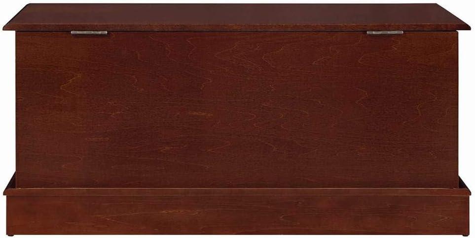 40" Brown Cedar Wood Transitional Storage Chest