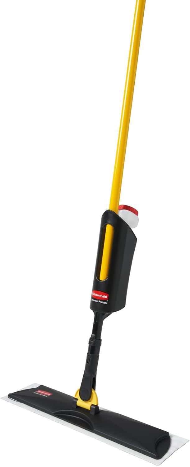 Rubbermaid Commercial Products Spray Mop Kit Includes Mop + Pads for All Floor Types/Hardwood/Vinyl/Tile