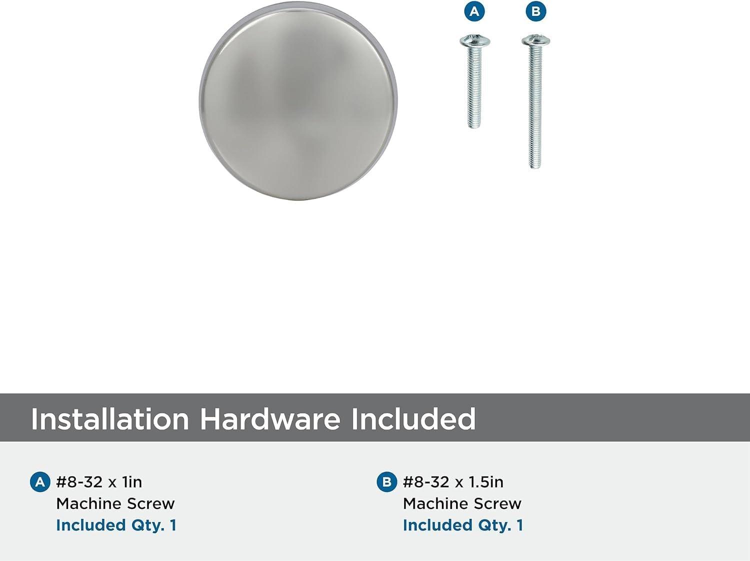 Amerock Blackrock 1-5/8 inch (41mm) Diameter Polished Nickel Cabinet Knob