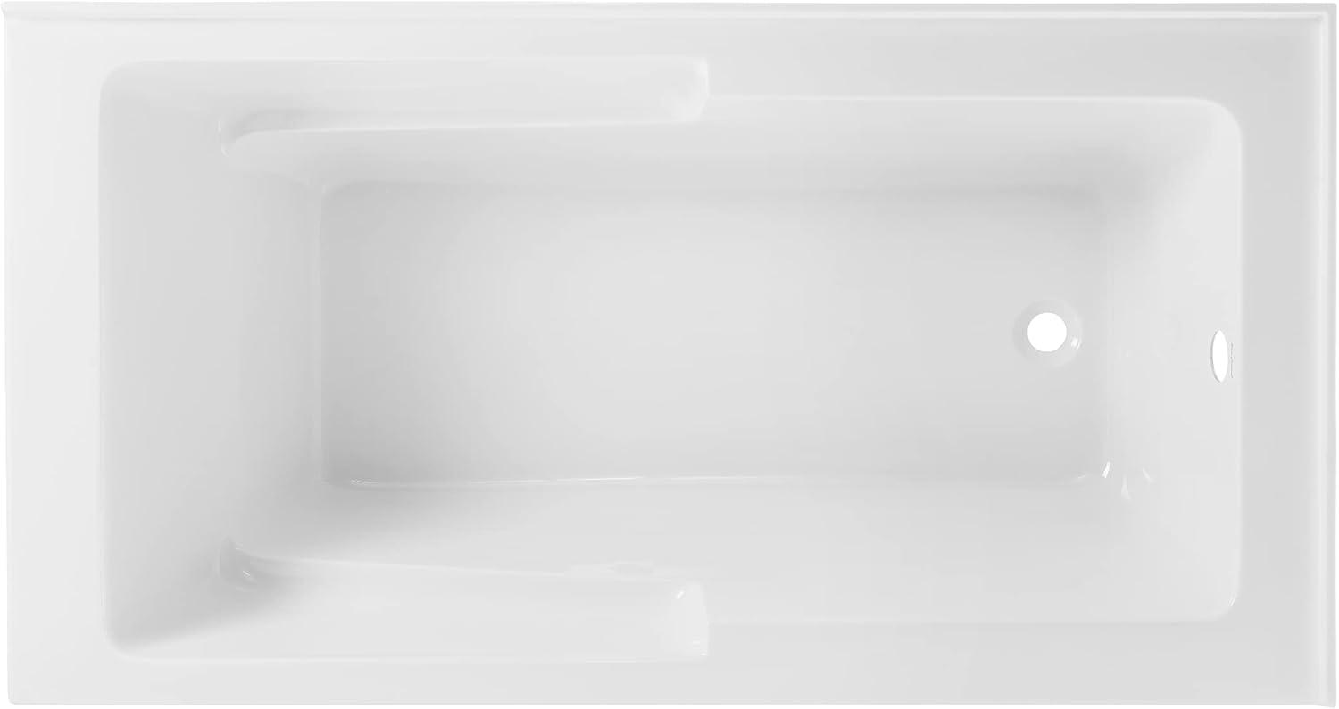 Claire 60" x 32" Alcove Tub with Corner Apron