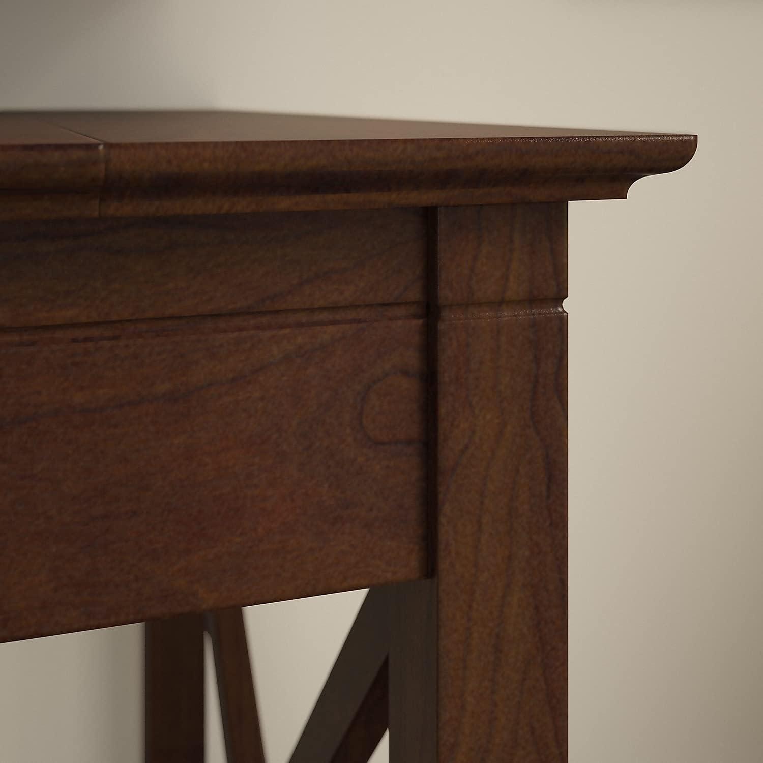 Key West L Desk with Mobile File Cabinet in Reclaimed Pine - Engineered Wood
