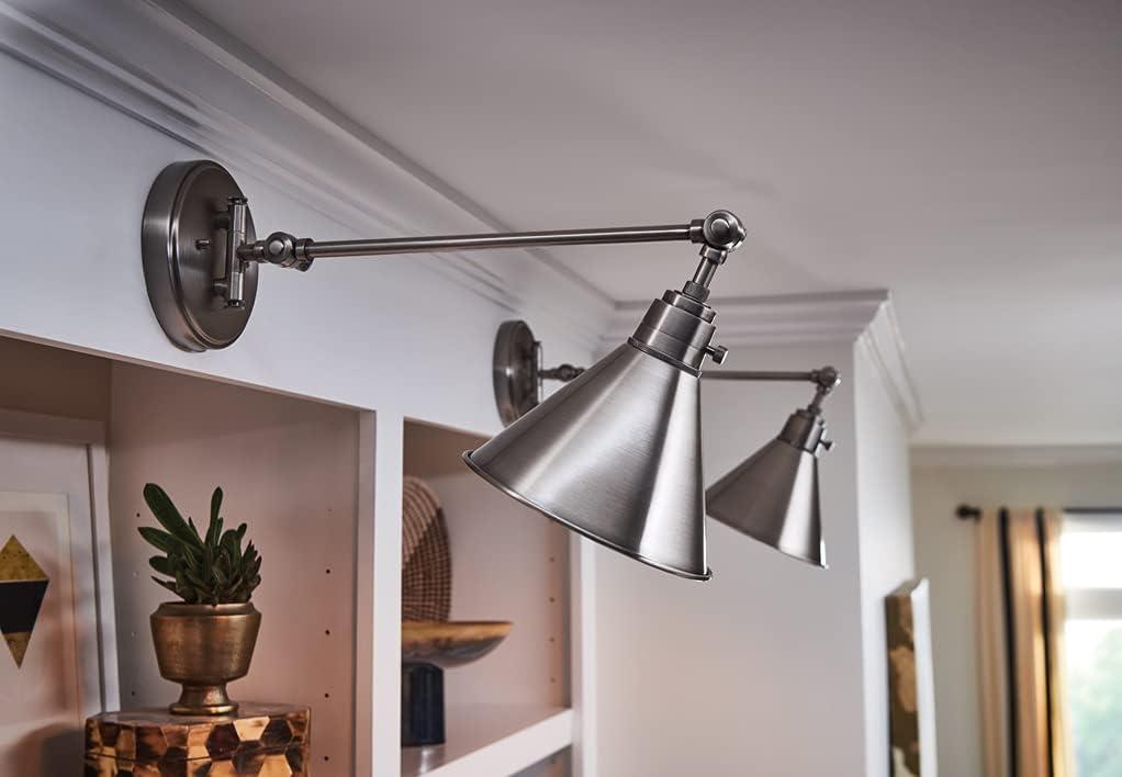 Lennon Plug-In Task Sconce - Brass