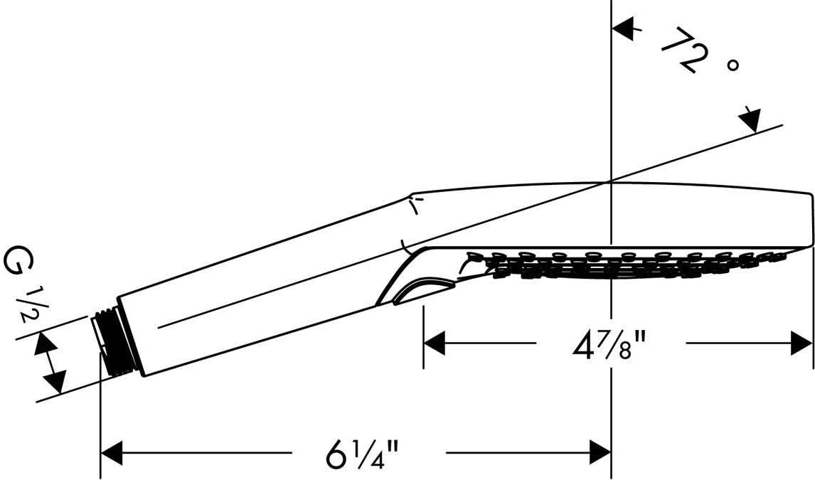 Raindance Handheld Shower Head