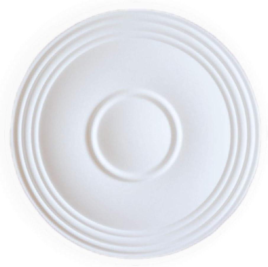 White Foam 13.39" Ceiling Medallion