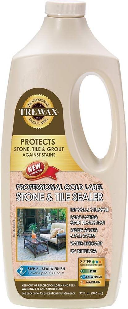 Trewax Clear 32 oz Indoor and Outdoor Stone and Tile Sealer Finish